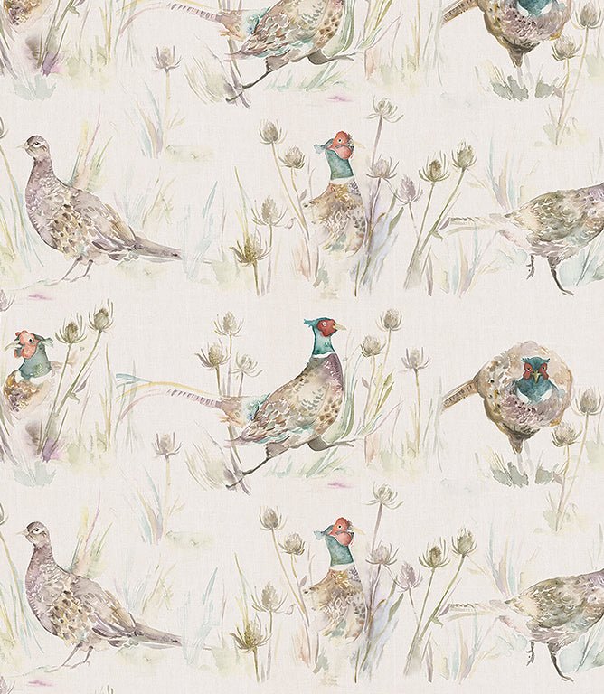 Bowmont Pheasant Wallpaper - Just Fabrics