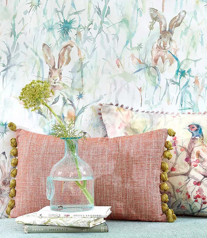 Jack Rabbit Multi Wallpaper - Just Fabrics
