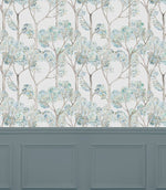 Nippon Emerald Wallpaper - Just Fabrics