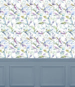 Naura Pacific Wallpaper - Just Fabrics