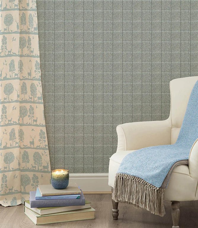 Arran Storm Wallpaper - Just Fabrics
