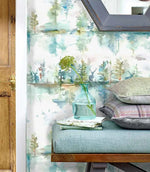 Wilderness Topaz Wallpaper - Just Fabrics