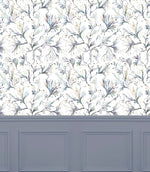 Seaweed Slate Wallpaper - Just Fabrics