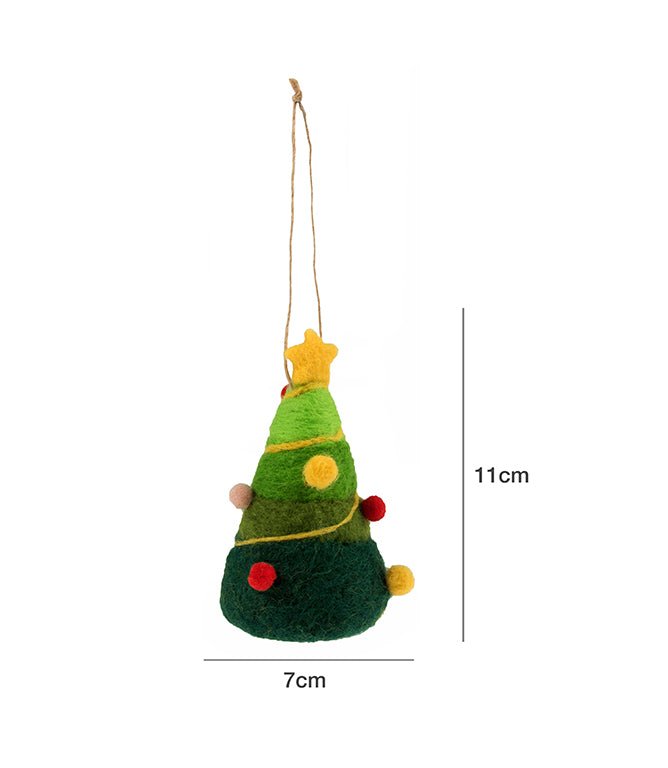 Christmas Tree Needle Felting Kit - Just Fabrics