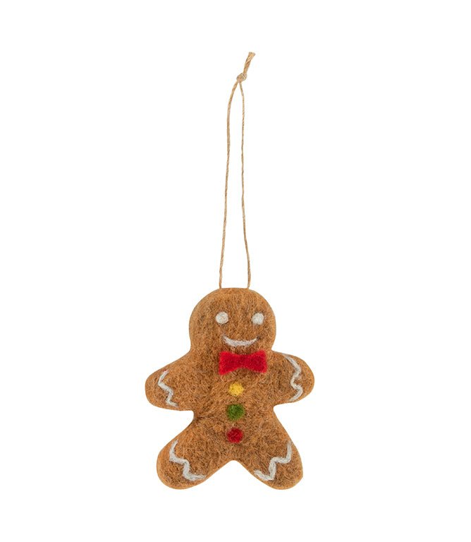 Gingerbread Man Needle Felting Kit - Just Fabrics