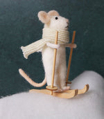 Winter Sports Mice Duo Needle Felting Kit - Just Fabrics