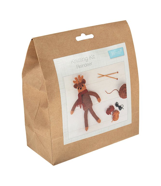 Reindeer Knitting Kit - Just Fabrics