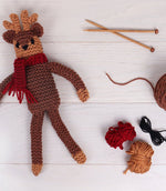Reindeer Knitting Kit - Just Fabrics