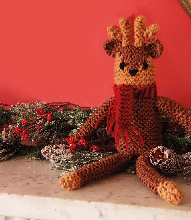 Reindeer Knitting Kit - Just Fabrics