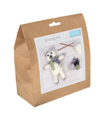Polar Bear Knitting Kit - Just Fabrics