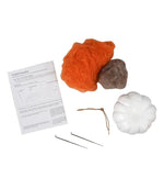 Pumpkin Needle Felting Kit - Just Fabrics