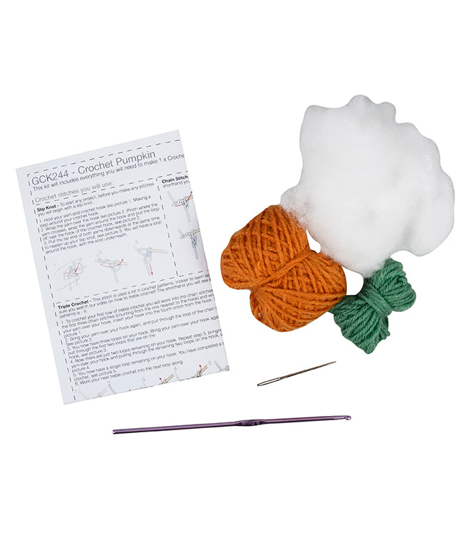Christmas Crafts - Pumpkin Crochet Kit
