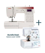 Janome 740DC Sewing Machine + 8004D Overlocker - Just Fabrics