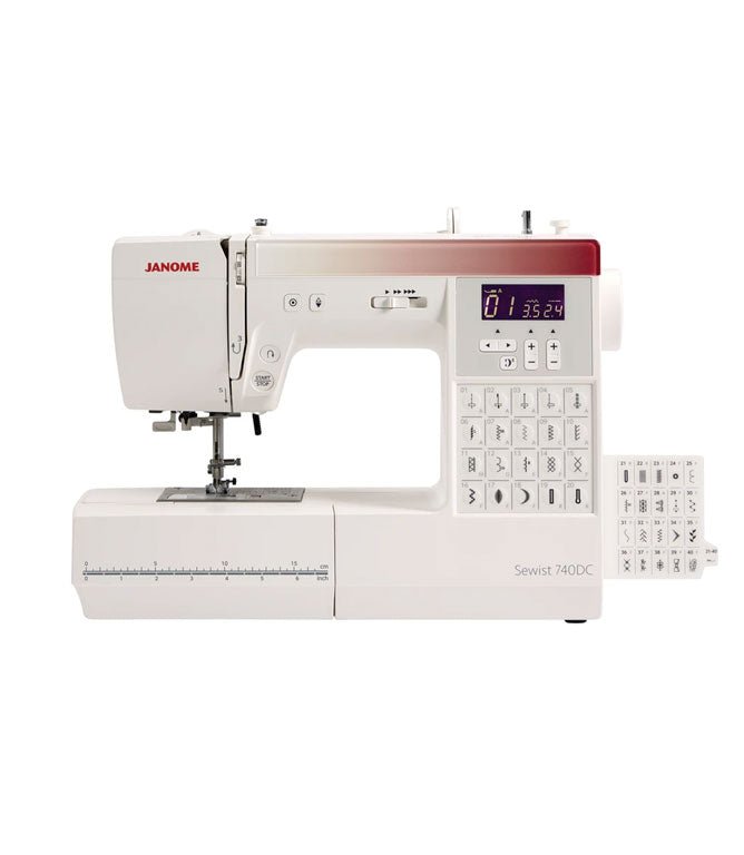 Janome 740DC Sewing Machine + 8004D Overlocker - Just Fabrics