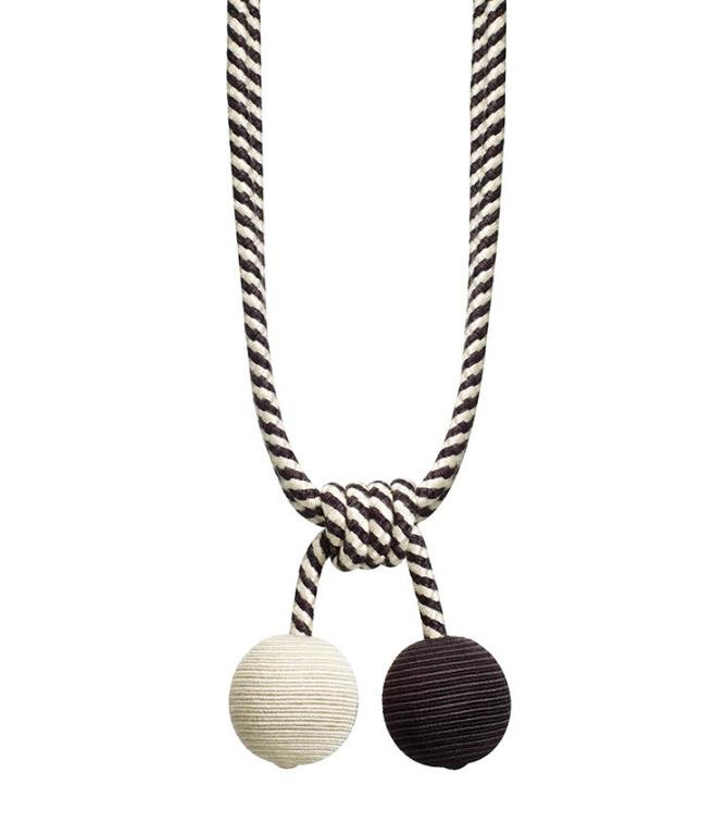 Jazz Ball - Black Tieback - Just Fabrics