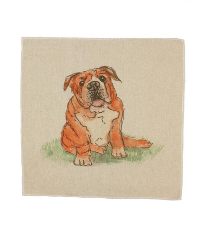 Bulldog Cushion Panel - Just Fabrics