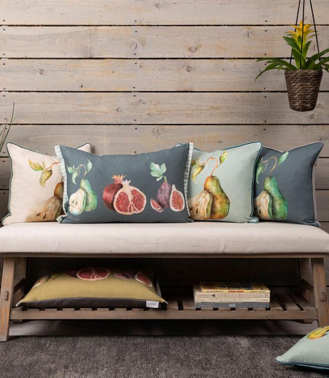 Brodick Mustard Cushion - Just Fabrics