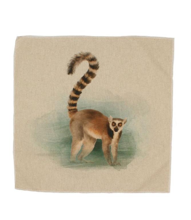 Mr Lemur Cushion Panel - Just Fabrics
