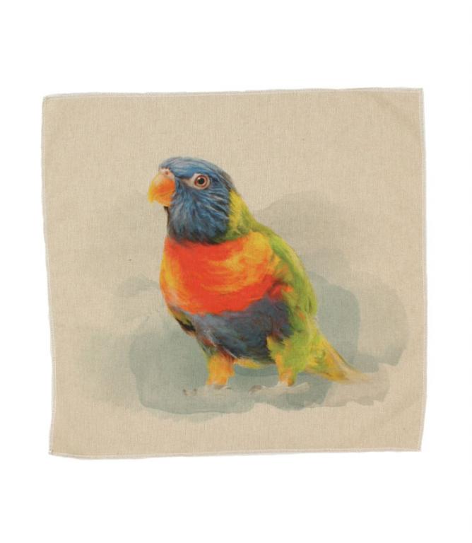 Tropical Parrot Cushion Panel - Just Fabrics