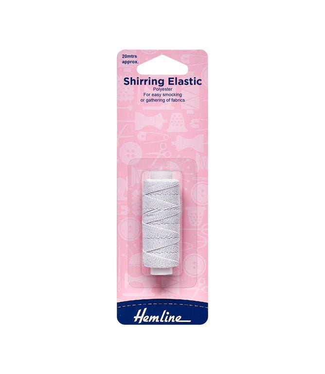 Shirring Elastic White - Just Fabrics