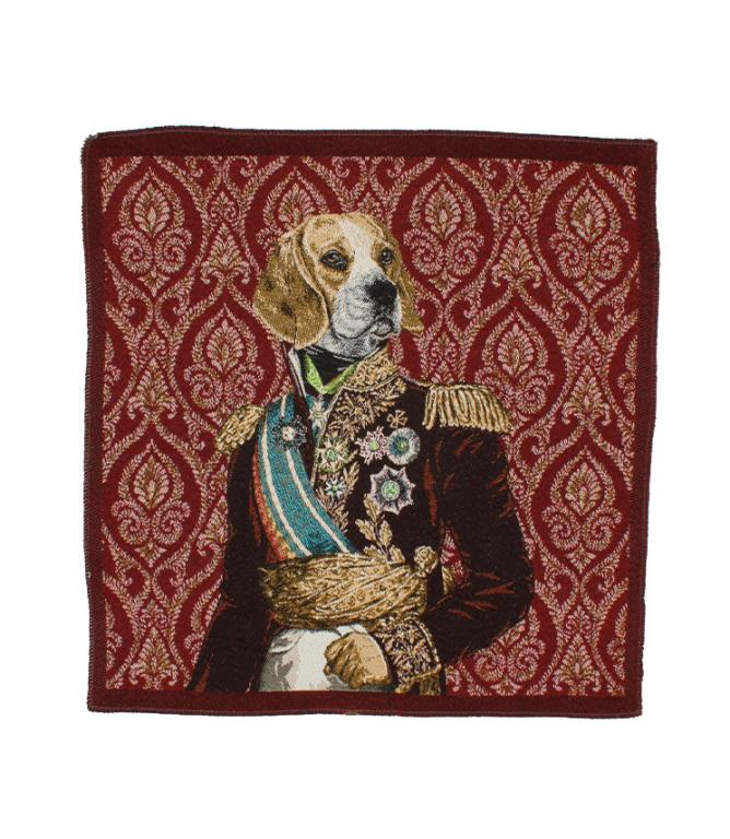 Prince Beagle Red Cushion Panel - Just Fabrics