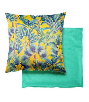 Cannes Yellow Velvet Cushion