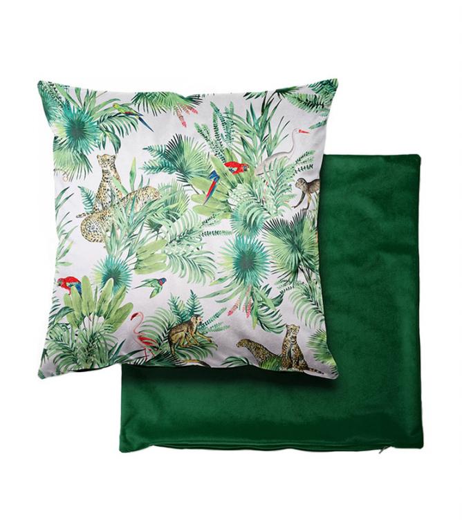 Brazilian Natural Velvet Cushion - Just Fabrics