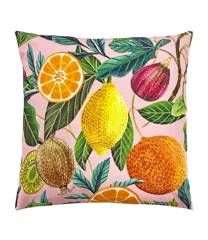 Tropical Fruits Outdoor Cushion - Just Fabrics