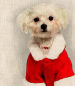 Festive Terrier Cushion Panel - Just Fabrics