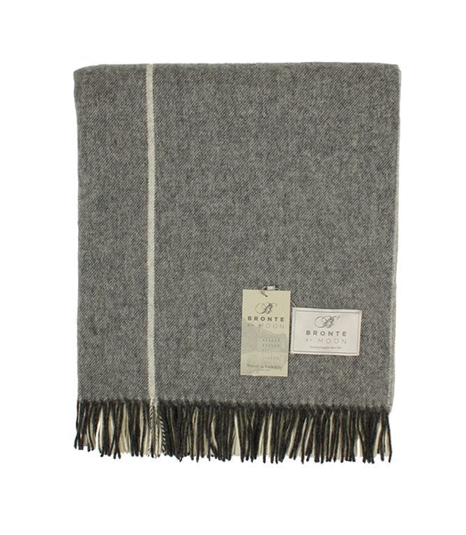 Claremont Grey Throw - Just Fabrics