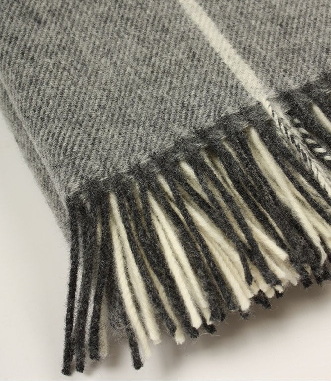 Claremont Grey Throw - Just Fabrics