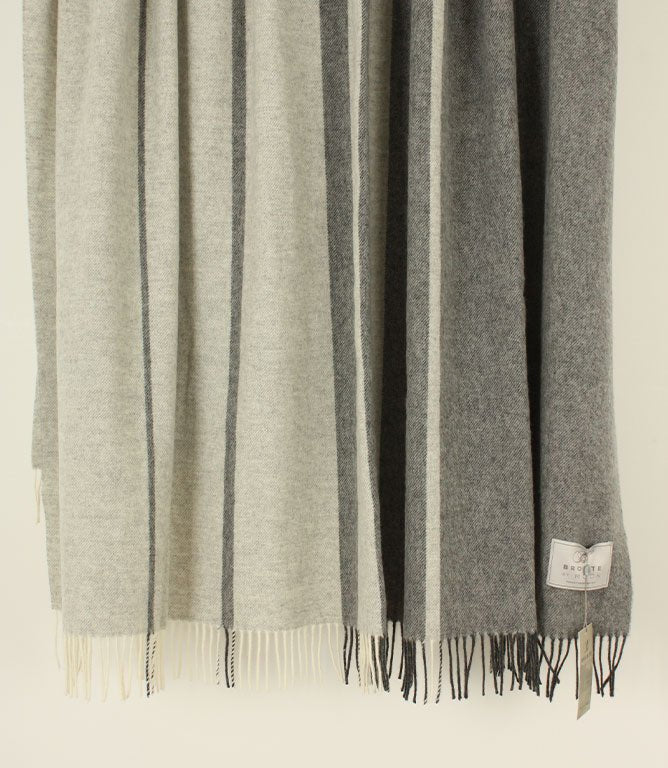 Claremont Grey Throw - Just Fabrics