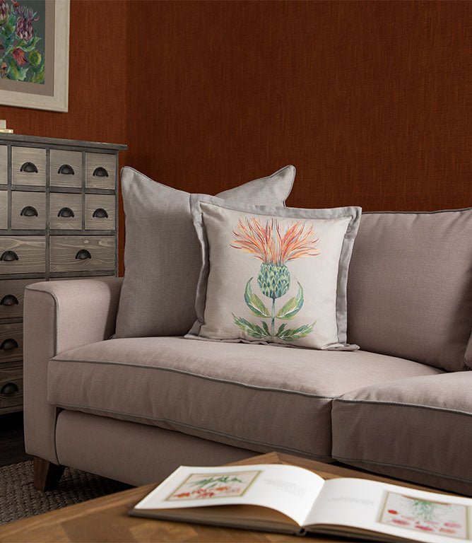 Firth Rust Cushion - Just Fabrics