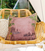 The Bamboo Folly Rose Dawn Cushion - Just Fabrics