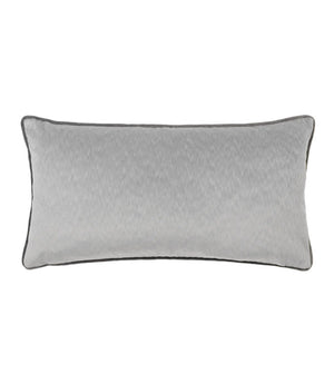 Lyla Velvet Silver / Charcoal Cushion