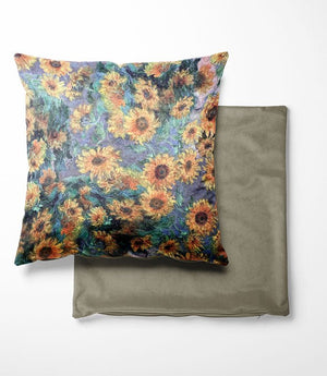 Sunflower Velvet Cushion