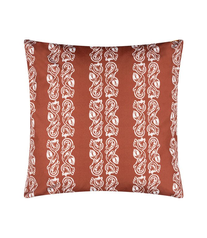 Ornella Outdoor Cushion Terracotta - Just Fabrics