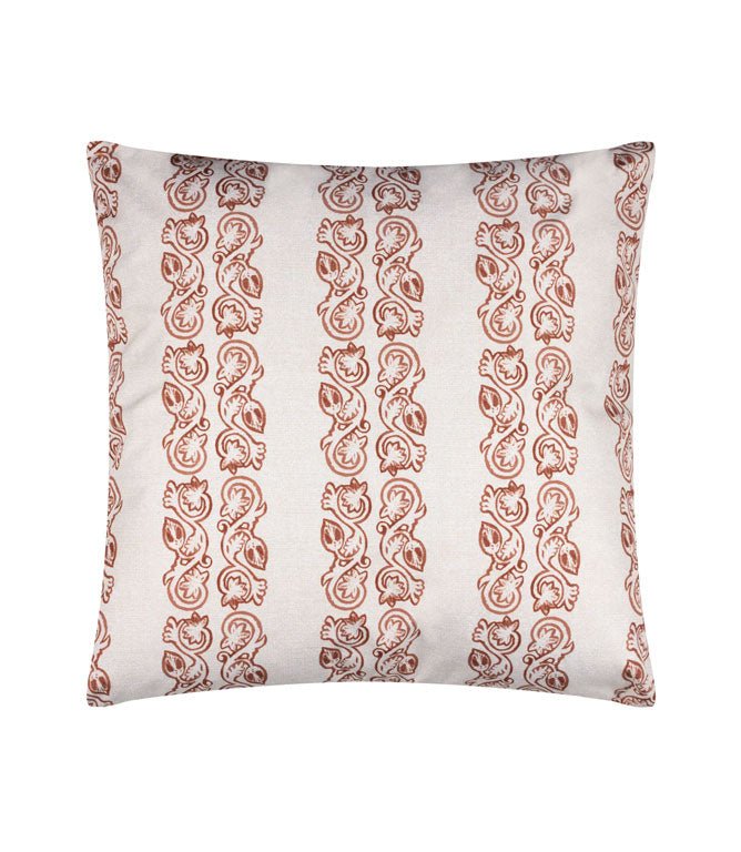 Ornella Outdoor Cushion Terracotta - Just Fabrics