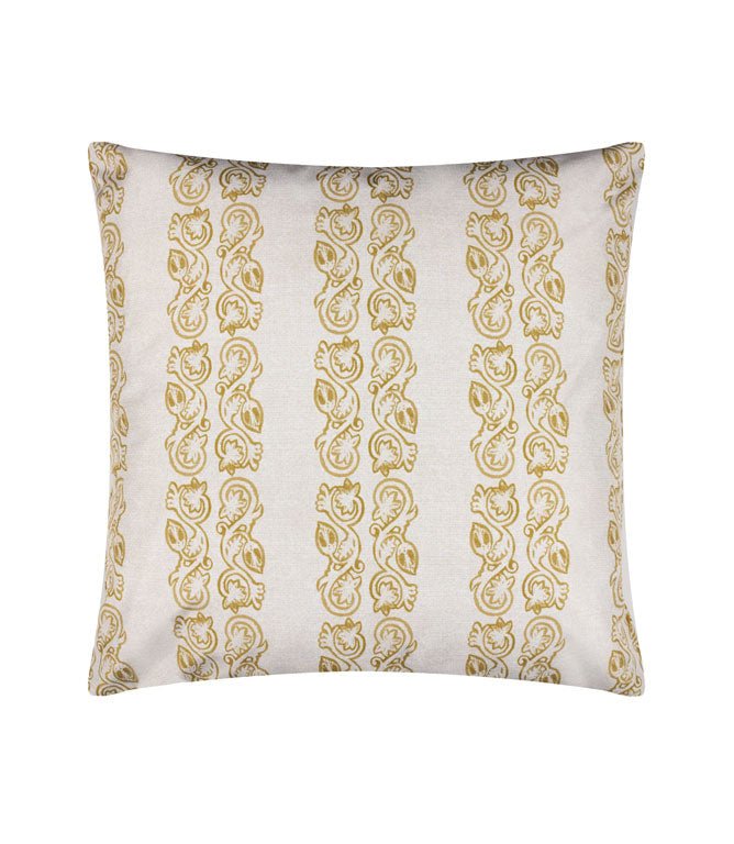 Ornella Outdoor Cushion Saffron - Just Fabrics