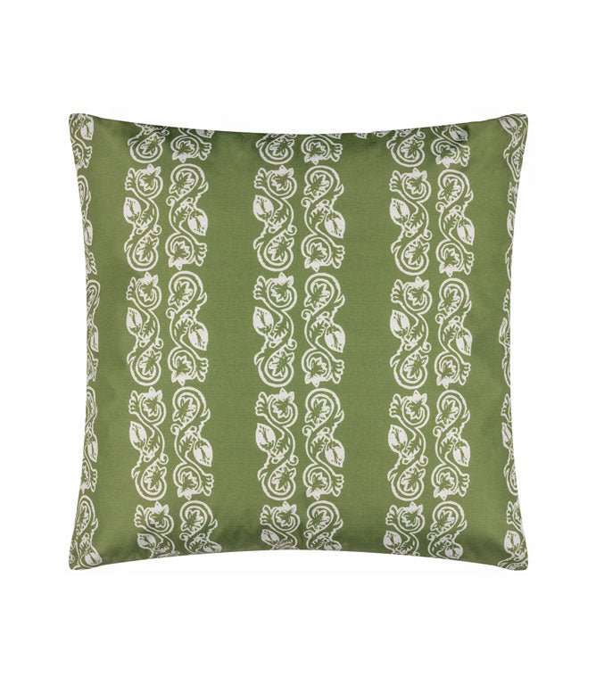 Ornella Outdoor Cushion Olive - Just Fabrics