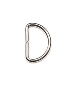 Metal D - Rings 20mm Nickel - Just Fabrics
