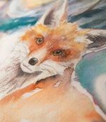 Fox And Hare Outdoor Cushion - Just Fabrics