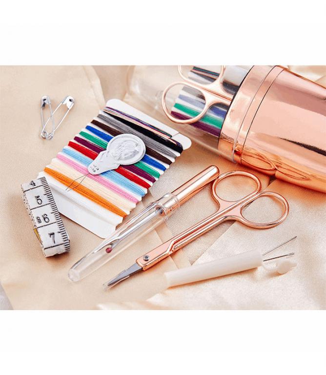 Sewing Case Bullet Rose Gold - Just Fabrics