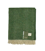 Herringbone Grass Green Throw - Just Fabrics