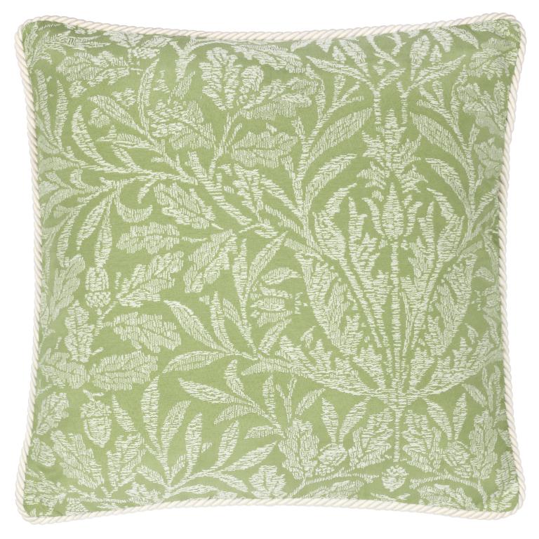 Acorn Sage Cushion - Just Fabrics