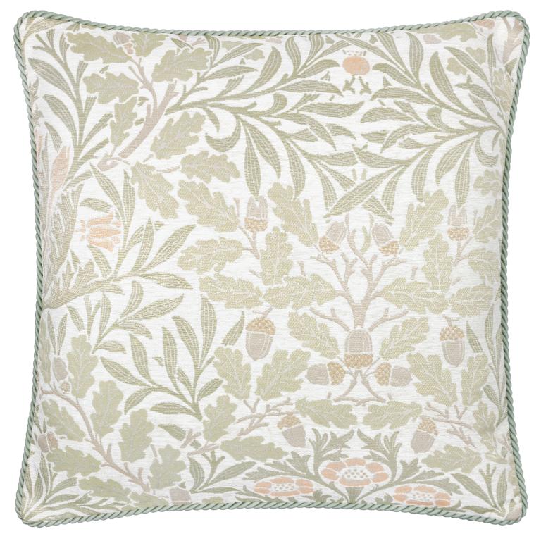 Acorn Stone / Sage Cushion - Just Fabrics