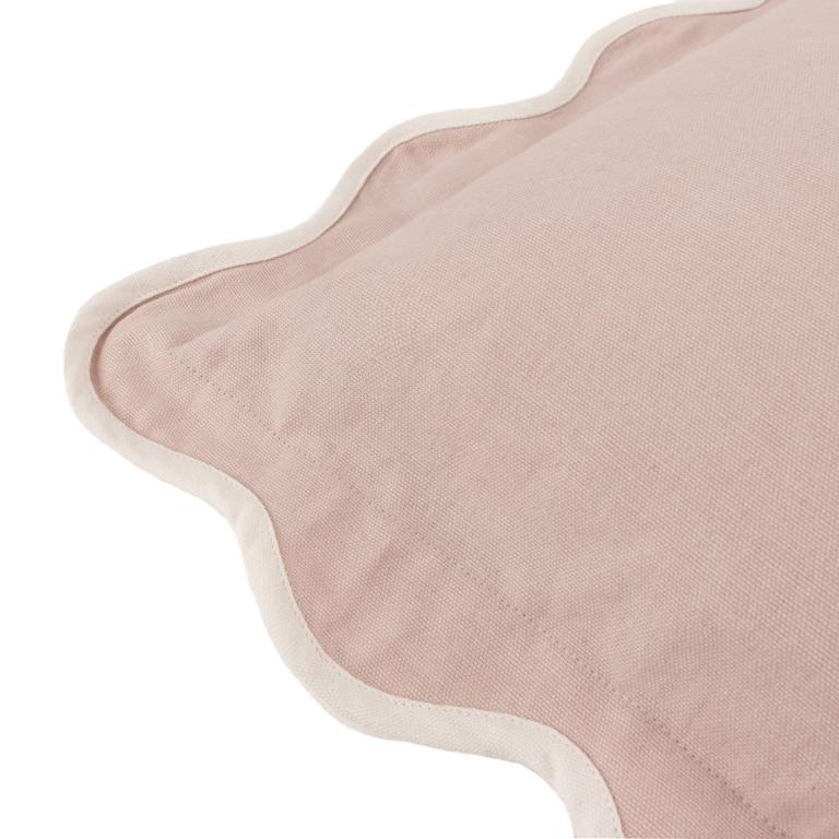 Adele Embroidered Rose Cushion - Just Fabrics