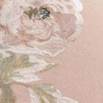 Adele Embroidered Rose Cushion - Just Fabrics