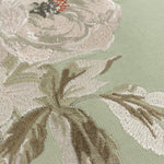Adele Embroidered Sage Cushion - Just Fabrics