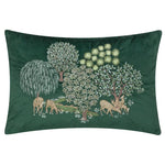 Brook Forest Green Cushion - Just Fabrics